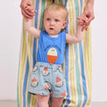 【D1】BOBO CHOSES（ボボショーズ）2025SS Morning Egg tank body タンクボディ、ロンパース.