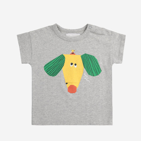 【D1】BOBO CHOSES（ボボショーズ）2025SS Happy Dog short sleeve T-shirt 半袖Tシャツ.