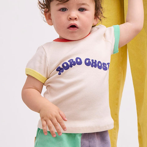 【D1】BOBO CHOSES（ボボショーズ）2025SS Wavy Bobo Choses T-shirt 半袖Tシャツ.