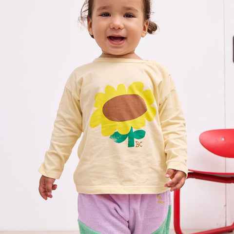 【D1】BOBO CHOSES 2025SS Sunflower T-shirt 長袖Tシャツ.