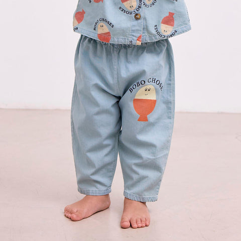 【D1】BOBO CHOSES 2025SS Morning Egg denim pants デニムパンツ.