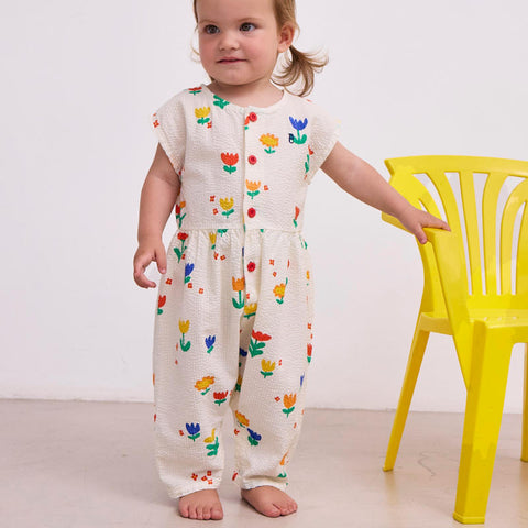 【D1】BOBO CHOSES（ボボショーズ）2025SS Garden Party all over woven overall　オーバーオール、プレイスーツ