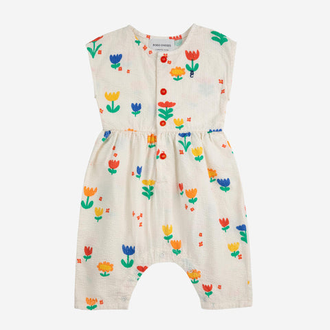 【D1】BOBO CHOSES（ボボショーズ）2025SS Garden Party all over woven overall　オーバーオール、プレイスーツ