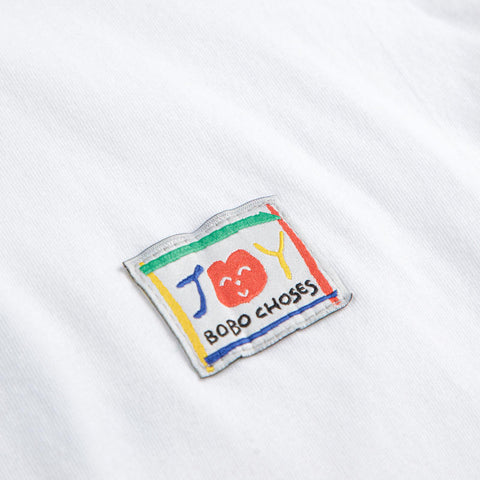 【D1】BOBO CHOSES（ボボショーズ）2025SS Hello Joy T-shirt キッズ長袖Tシャツ