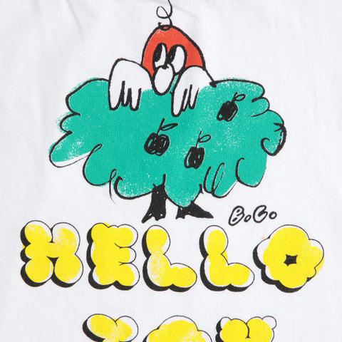 【D1】BOBO CHOSES（ボボショーズ）2025SS Hello Joy T-shirt キッズ長袖Tシャツ