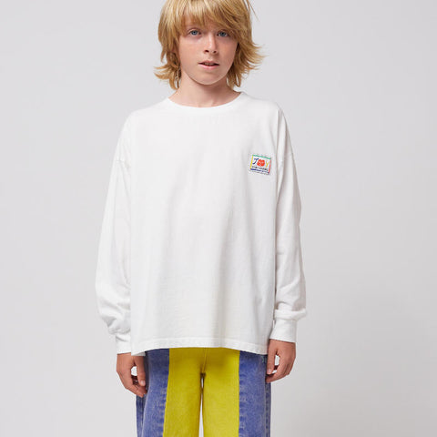 【D1】BOBO CHOSES（ボボショーズ）2025SS Hello Joy T-shirt キッズ長袖Tシャツ