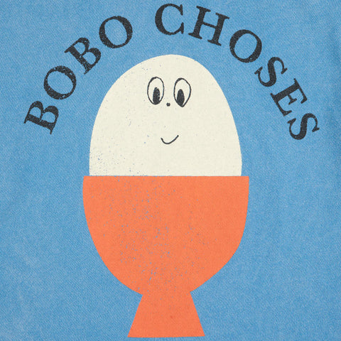 【D1】BOBO CHOSES（ボボショーズ）2025SS Morning Egg T-shirt キッズ半袖Tシャツ