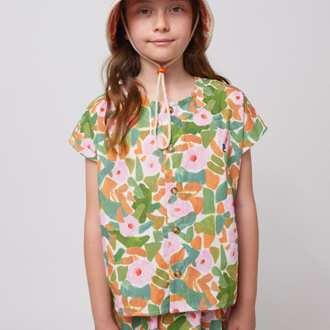 【D1】BOBO CHOSES（ボボショーズ）2025SS Floral all over woven shirt　花柄ブラウス