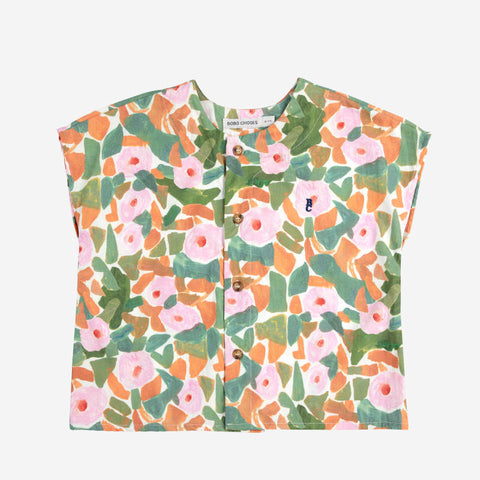 【D1】BOBO CHOSES（ボボショーズ）2025SS Floral all over woven shirt　花柄ブラウス