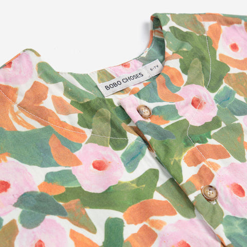 【D1】BOBO CHOSES（ボボショーズ）2025SS Floral all over woven shirt　花柄ブラウス