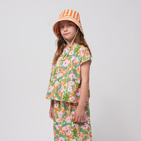 【D1】BOBO CHOSES（ボボショーズ）2025SS Floral all over woven shirt　花柄ブラウス