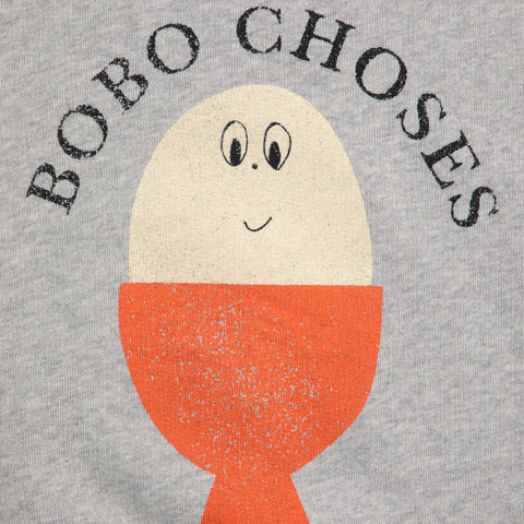 【D1】BOBO CHOSES 2025SS Morning Egg sweatshirt キッズスウェットシャツ