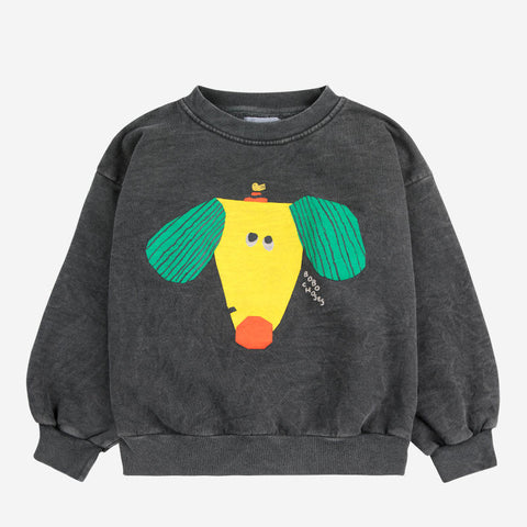 【D1】BOBO CHOSES（ボボショーズ）2025SS Happy Dog sweatshirt キッズスウェットシャツ