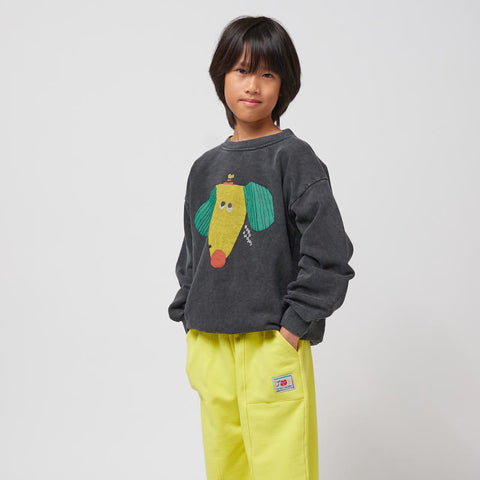 【D1】BOBO CHOSES（ボボショーズ）2025SS Happy Dog sweatshirt キッズスウェットシャツ