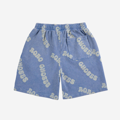 【D2】BOBO CHOSES（ボボショーズ）2025SS Wavy Bobo Choses all over waffle bermuda shorts　バルミューダショートパンツ