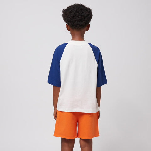 【D2】BOBO CHOSES（ボボショーズ）2025SS Multicolor Bobo Choses ranglan T-shirt キッズ半袖ラグランTシャツ