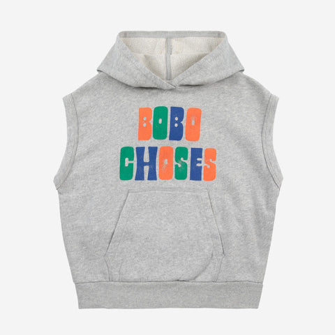 【D2】BOBO CHOSES（ボボショーズ）2025SS Multicolor Bobo Choses sleeveless hoodie キッズ袖なしパーカー