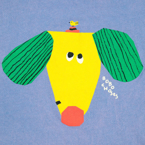 【D1】BOBO CHOSES（ボボショーズ）2025SS Happy Dog long sleeve T-shirt キッズ長袖Tシャツ