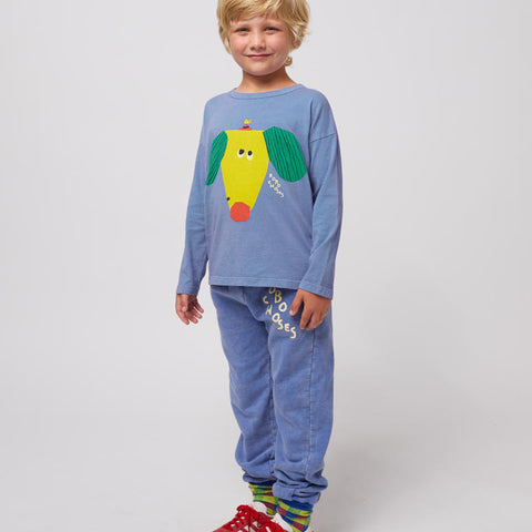 【D1】BOBO CHOSES（ボボショーズ）2025SS Happy Dog long sleeve T-shirt キッズ長袖Tシャツ