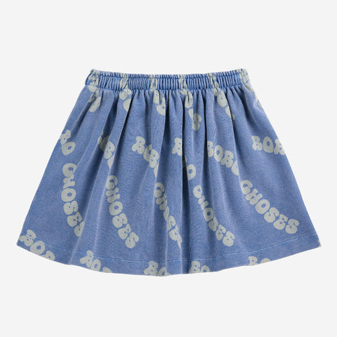 【D1】BOBO CHOSES（ボボショーズ）2025SS Wavy Bobo Choses all over waffle skirt　ワッフルスカート