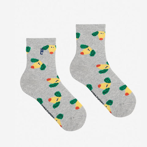 【D1】BOBO CHOSES（ボボショーズ）2025SS Happy Dog all over short socks キッズソックス