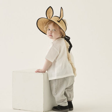 elfinFolk 2024AW Beast beanie beige with ears