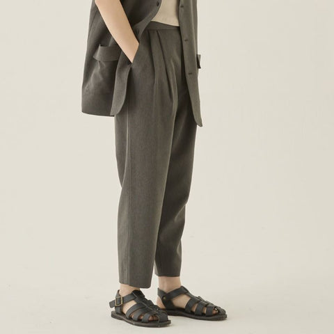 elfinFolk 2024SS Noctua Suspenders Pants