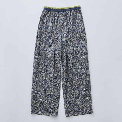 【3月入荷次第お届けのご予約】 elfinFolk（エルフィンフォルク）2025SS   womens Multi flora Wide Pants マルチフローラワイドパンツ　レディース