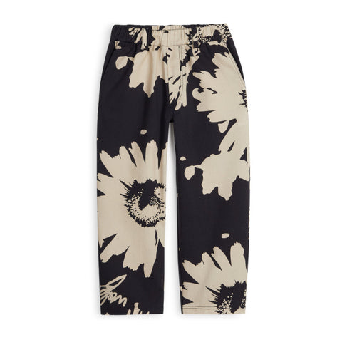 【2/2まで送料無料】WOLF&RITA（ウルフアンドリタ） 2025SS CELSO BOTANICAL BLACK Trousers ボタニカル柄パンツ