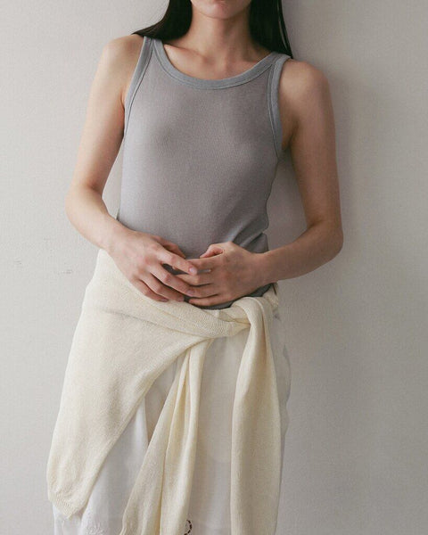 【4月中旬入荷次第お届けのご予約】anuke（アンヌーク） Wool Rib Tanktop 62710620.