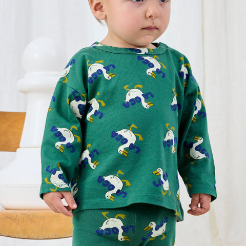 [drop2] BOBO CHOSES 2024AW Baby Hungry Squirrel all over sweatshirt