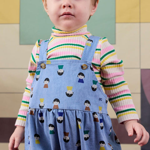 【D2】BOBOCHOSES（ボボショーズ）2025AW Striped turtle neck T-shirt　タートルネックT、トップス