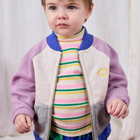 【D2】BOBOCHOSES（ボボショーズ）2025AW Striped turtle neck T-shirt　タートルネックT、トップス