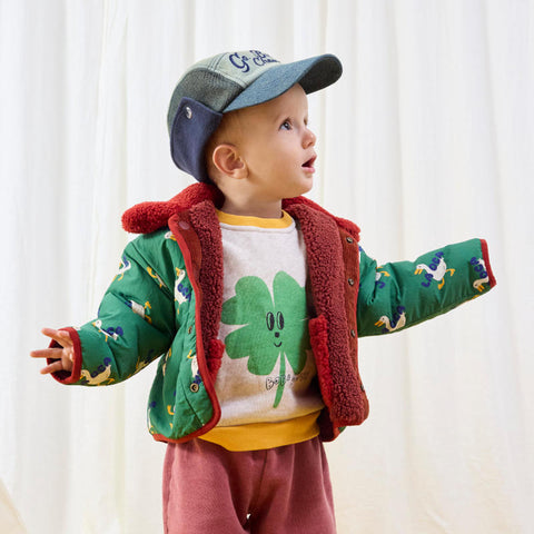 【D2】BOBOCHOSES（ボボショーズ）2025AW Lucky Clover sweatshirt スウェットシャツ