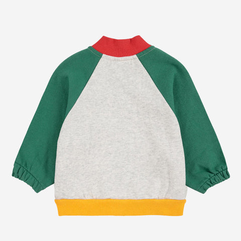 【D2】BOBOCHOSES（ボボショーズ）2025AW Tic Tac Toe color block zipped sweatshirt　 ジップスウェット 、ブルゾン