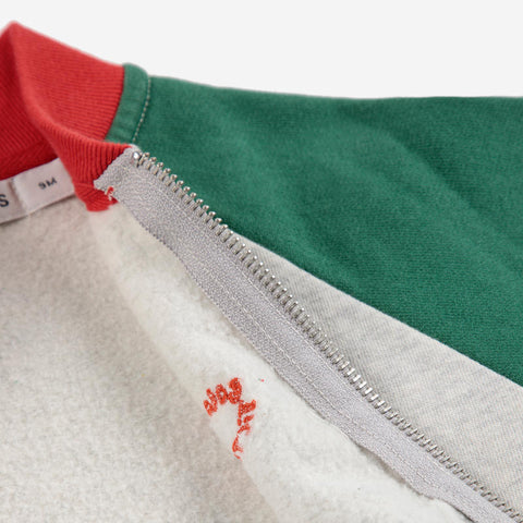 【D2】BOBOCHOSES（ボボショーズ）2025AW Tic Tac Toe color block zipped sweatshirt　 ジップスウェット 、ブルゾン