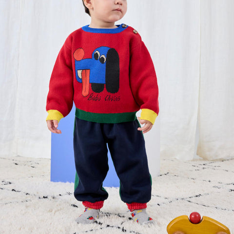 【D2】BOBOCHOSES（ボボショーズ）2025AW BOBOCHOSES color block jogging pants　ジョグパンツ、ベビーパンツ