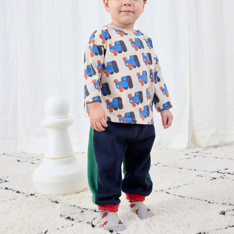 【D2】BOBOCHOSES（ボボショーズ）2025AW BOBOCHOSES color block jogging pants　ジョグパンツ、ベビーパンツ