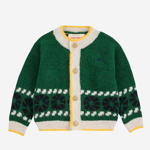 【D2】BOBOCHOSES（ボボショーズ）2025AW Kaleidoscope jacquard cardigan　カーディガン