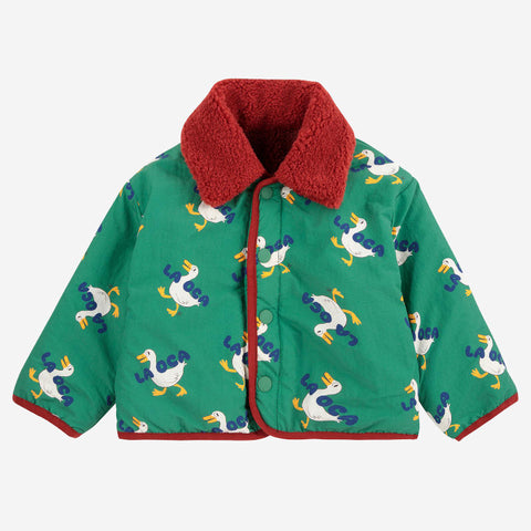 【D2】BOBOCHOSES（ボボショーズ）2025AW La Oca all over reversible sheepskin jacket　リバーシブルジャケット、ブルゾン