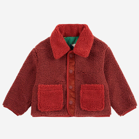 【D2】BOBOCHOSES（ボボショーズ）2025AW La Oca all over reversible sheepskin jacket　リバーシブルジャケット、ブルゾン