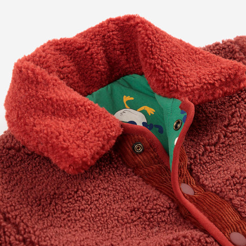 【D2】BOBOCHOSES（ボボショーズ）2025AW La Oca all over reversible sheepskin jacket　リバーシブルジャケット、ブルゾン