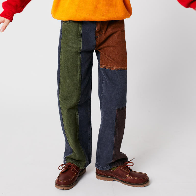 BOBO CHOSES（ボボショーズ）2025AW BOBO CHOSES color block denim