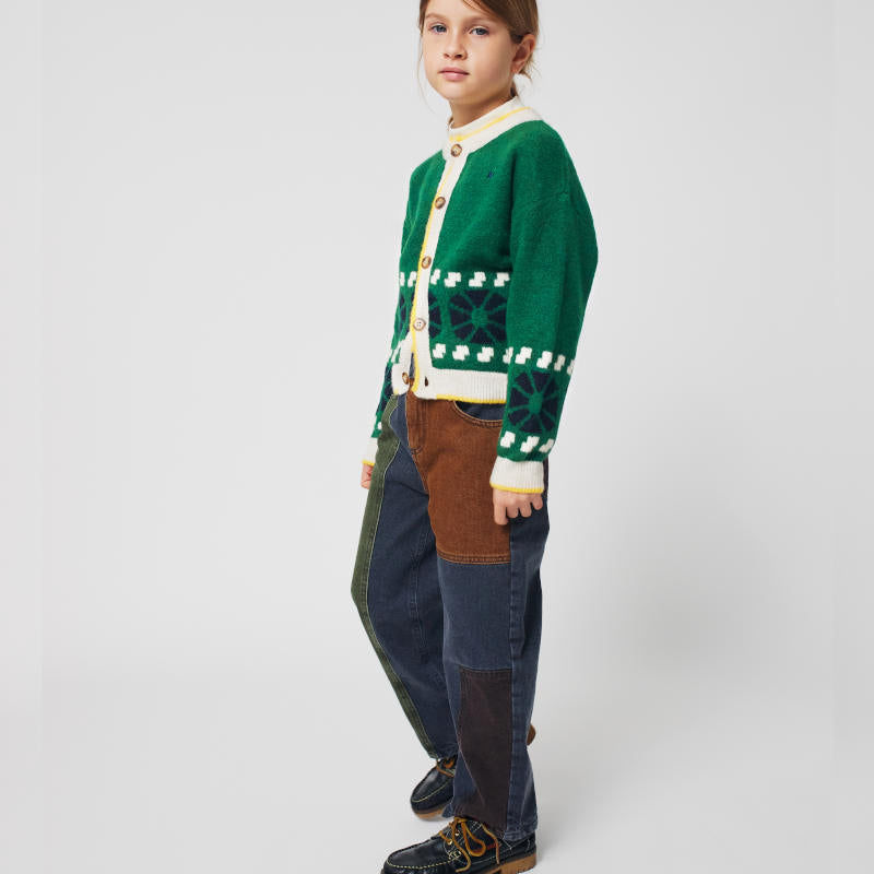 BOBO CHOSES（ボボショーズ）2025AW BOBO CHOSES color block denim