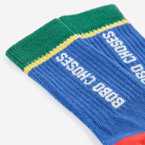【D2】BOBOCHOSES 2025AW BOBOCHOSES color block long socks ベビーソックス