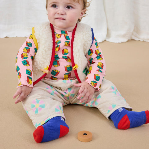 【D2】BOBOCHOSES 2025AW BOBOCHOSES color block long socks ベビーソックス