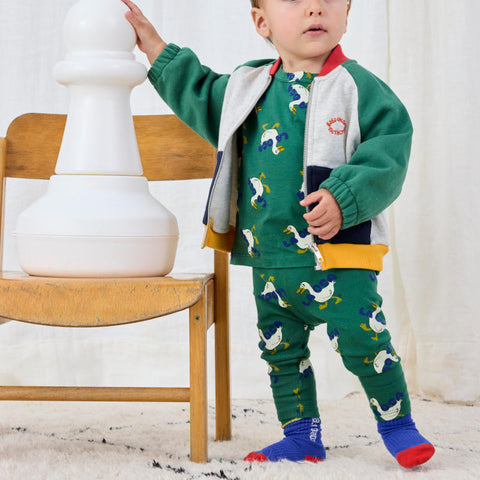 【D2】BOBOCHOSES 2025AW BOBOCHOSES color block long socks ベビーソックス