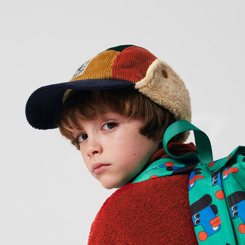 【D2】BOBOCHOSES（ボボショーズ）2025AW Mr Pencil corduroy winter cap　キャップ、キッズ帽子