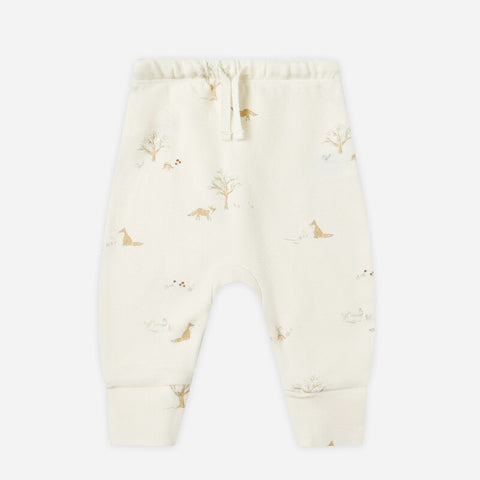 【D1】Quincy Mae（クインシーメイ）2025AW  DRAWSTRING PANT  -FOX LAND- ドローストリングパンツ