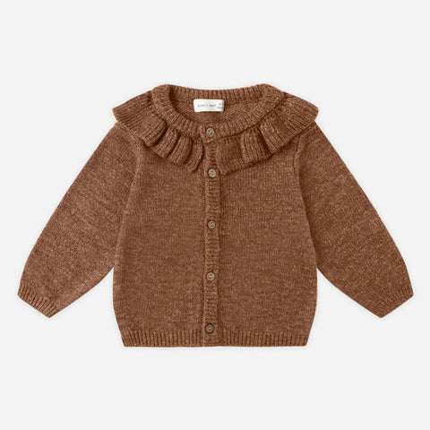 Quincy Mae 2024AW RUFFLE COLLAR BUTTON DRESS